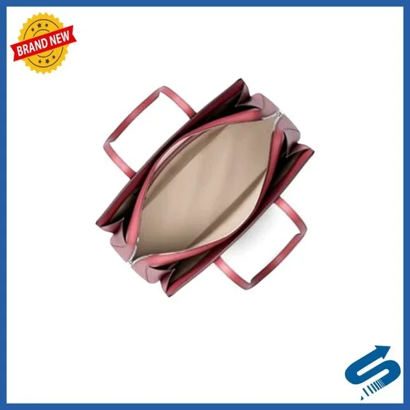 Medium Pebbled Leather Tote Bag for Work Commute Essentials - Picture 4 of 4